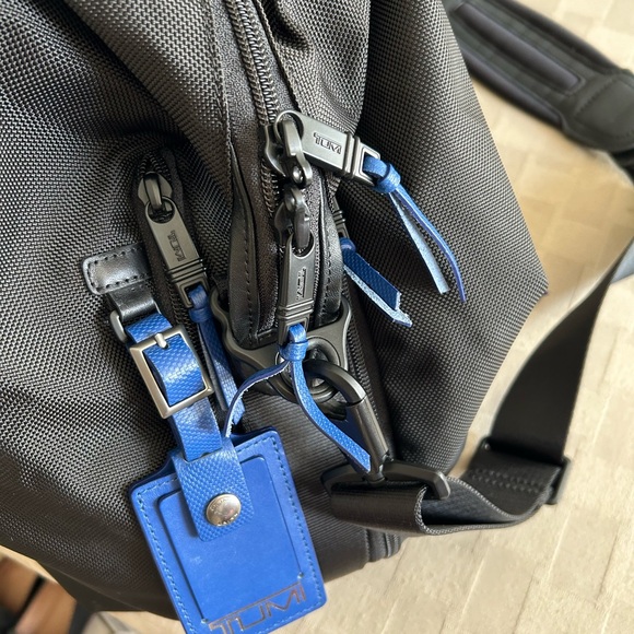 Tumi Nylon Alpha Double Expansion Travel Satchel - Picture 13 of 17